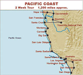 RV Hire Tour of the Pacific Coast of America