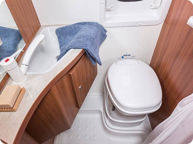 Toilet - Classe I Van Motorhome Hire Portugal